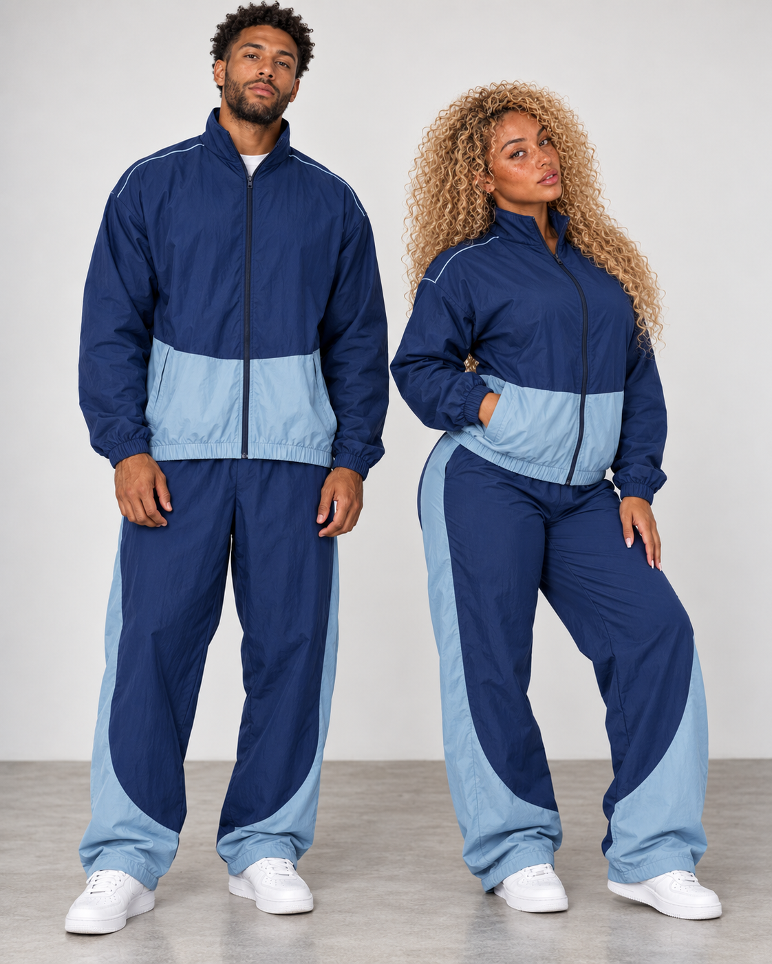 Established Two Tone Windbreaker tracksuit