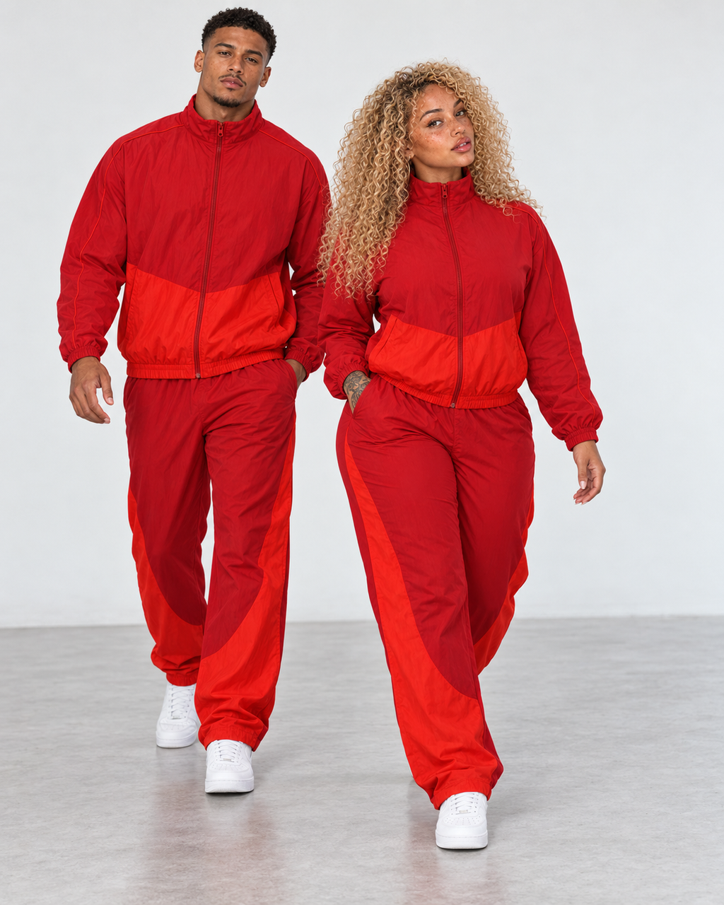 Established Two Tone Windbreaker tracksuit